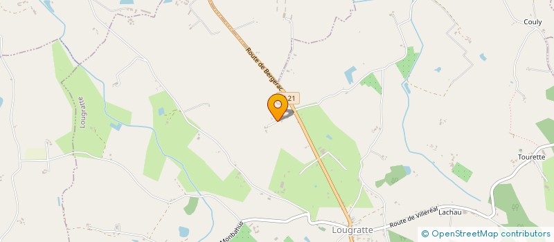 localisation de l'entreprise MONSIEUR CHRISTOPHE TERRAZA  LOUGRATTE