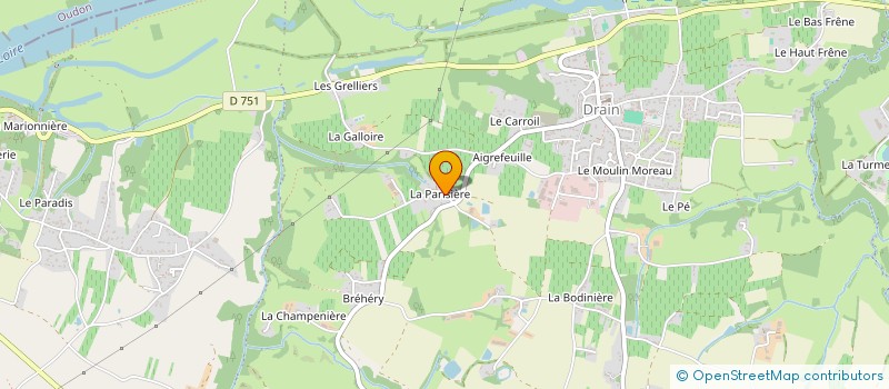 localisation de l'entreprise MONSIEUR CHRISTOPHE TERRIEN  OREE D'ANJOU