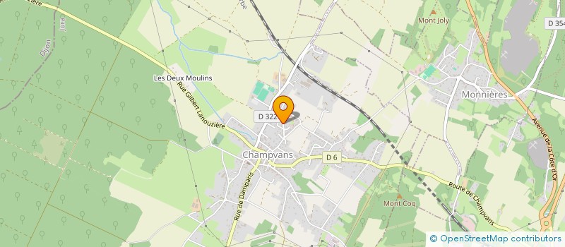 localisation de l'entreprise MONSIEUR CHRISTOPHE TERRIER  CHAMPVANS