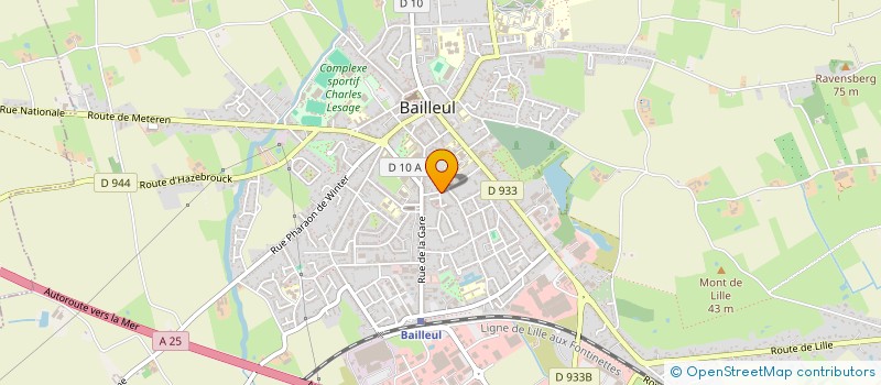 localisation de l'entreprise MONSIEUR CHRISTOPHE TESQUET à BAILLEUL