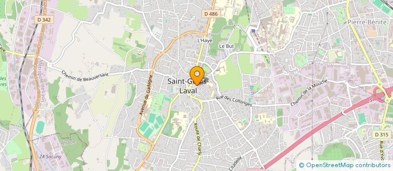 localisation de l'entreprise MONSIEUR CHRISTOPHE TESSON à SAINT-GENIS-LAVAL