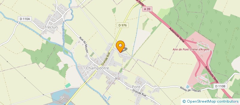 localisation de l'entreprise MONSIEUR CHRISTOPHE TEULET  CHAMPDOTRE