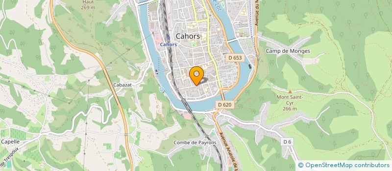 localisation de l'entreprise MONSIEUR CHRISTOPHE TEULIER  CAHORS