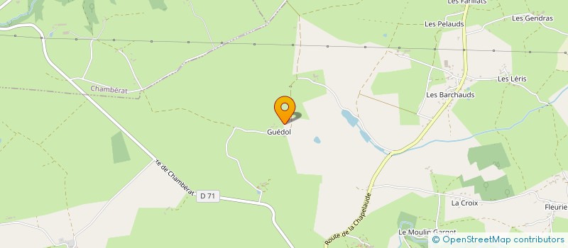 localisation de l'entreprise MONSIEUR CHRISTOPHE TEYSSANDIER  HURIEL