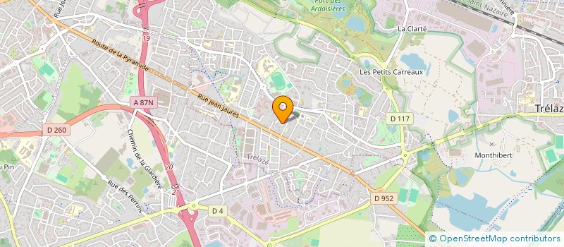 localisation de l'entreprise MONSIEUR CHRISTOPHE THARREAU  TRELAZE