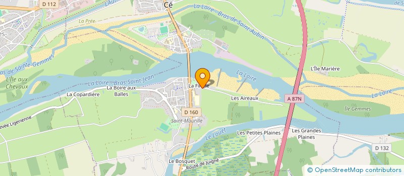 localisation de l'entreprise MONSIEUR CHRISTOPHE THARREAU à LES PONTS-DE-CE