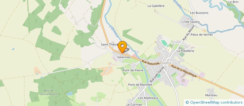 localisation de l'entreprise MONSIEUR CHRISTOPHE THAVANAUD à CLERE-DU-BOIS