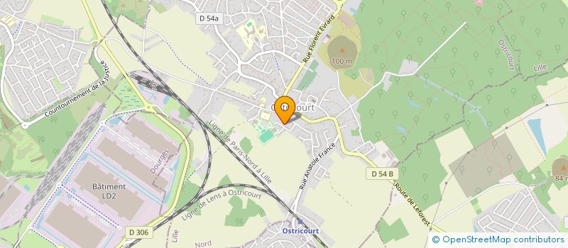 localisation de l'entreprise MONSIEUR CHRISTOPHE THERY  OSTRICOURT