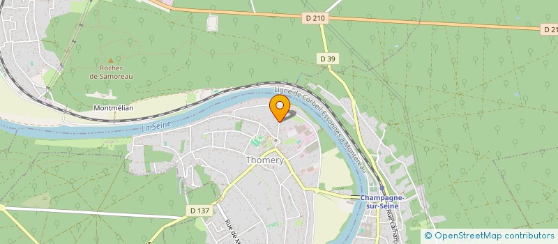 localisation de l'entreprise MONSIEUR CHRISTOPHE THEVENON  THOMERY