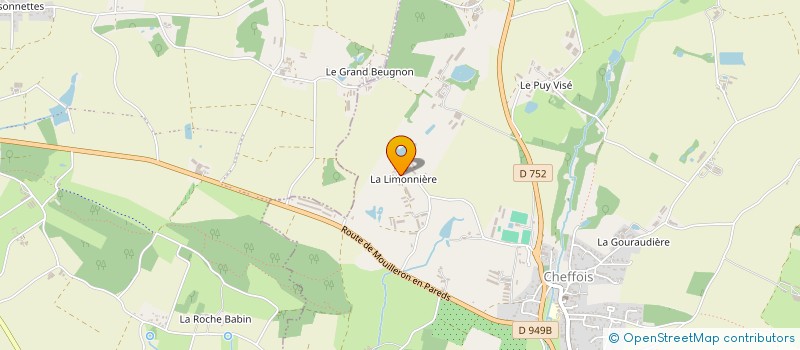 localisation de l'entreprise MONSIEUR CHRISTOPHE THIBAUD  CHEFFOIS