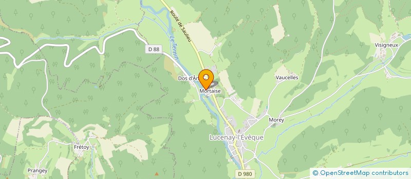 localisation de l'entreprise MONSIEUR CHRISTOPHE THIBAULT  LUCENAY-L'EVEQUE