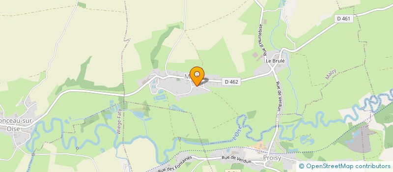 localisation de l'entreprise MONSIEUR CHRISTOPHE THIEFAINE  VILLERS-LES-GUISE