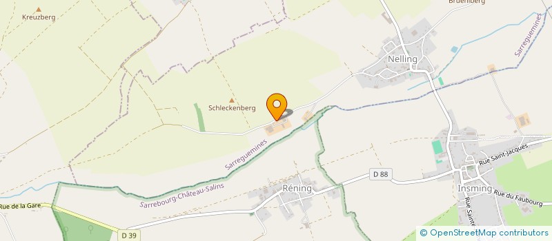 localisation de l'entreprise MONSIEUR CHRISTOPHE THIEL  NELLING