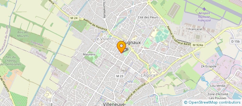 localisation de l'entreprise MONSIEUR CHRISTOPHE THIENARD  CUGNAUX