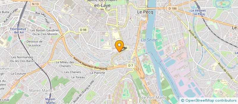 localisation de l'entreprise MONSIEUR CHRISTOPHE THIERRY  SAINT-GERMAIN-EN-LAYE