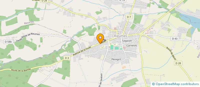 localisation de l'entreprise MONSIEUR CHRISTOPHE THIERY  RIEUMES