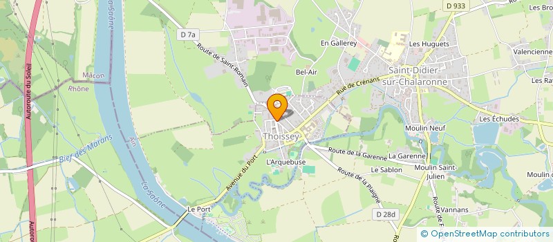 localisation de l'entreprise MONSIEUR CHRISTOPHE THIERY  THOISSEY