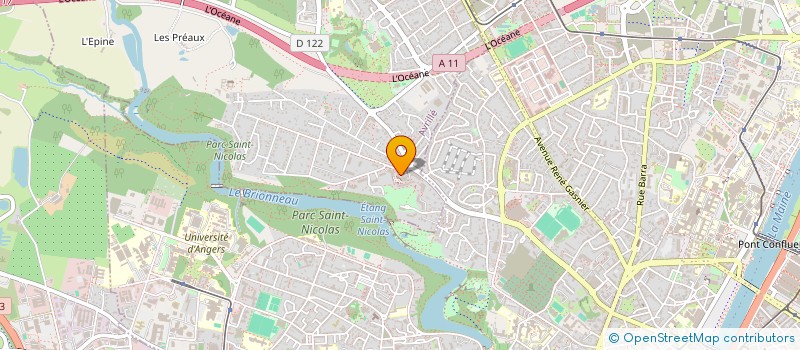 localisation de l'entreprise MONSIEUR CHRISTOPHE THIERY  AVRILLE