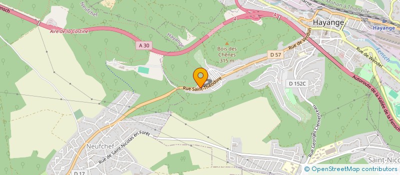 localisation de l'entreprise MONSIEUR CHRISTOPHE THIRION à HAYANGE