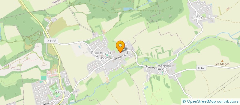 localisation de l'entreprise MONSIEUR CHRISTOPHE THISSE  POURNOY-LA-GRASSE