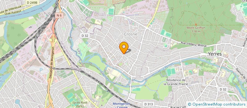 localisation de l'entreprise MONSIEUR CHRISTOPHE THOLENCE  CROSNE