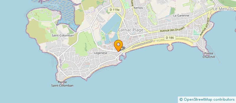 localisation de l'entreprise MONSIEUR CHRISTOPHE THOMAS  CARNAC