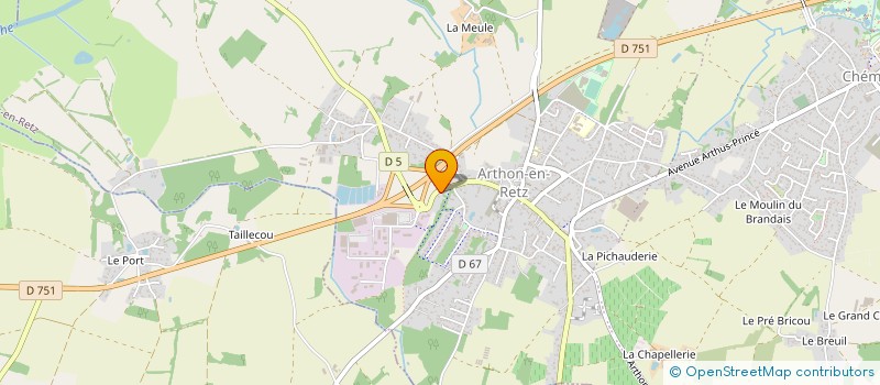 localisation de l'entreprise MONSIEUR CHRISTOPHE THOMAS  CHAUMES-EN-RETZ