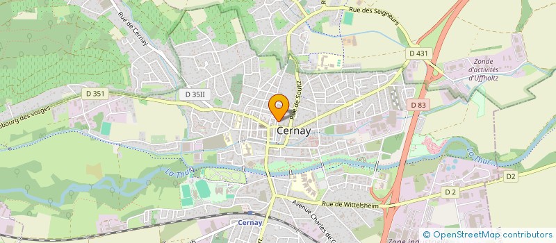 localisation de l'entreprise MONSIEUR CHRISTOPHE THOMAS à CERNAY