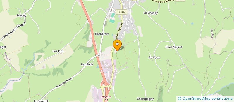 localisation de l'entreprise MONSIEUR CHRISTOPHE THORAL  GENESTELLE