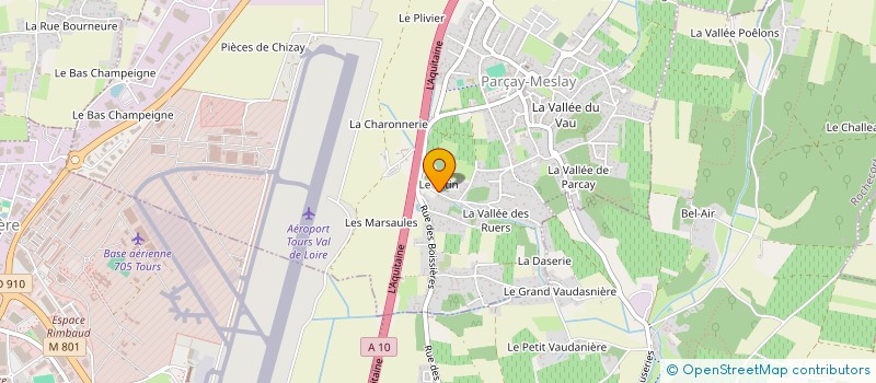 localisation de l'entreprise MONSIEUR CHRISTOPHE THORIGNY  PARCAY-MESLAY