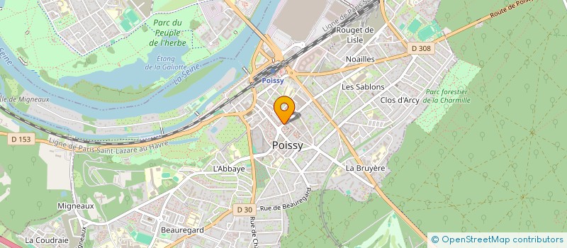 localisation de l'entreprise MONSIEUR CHRISTOPHE THULEAU  POISSY