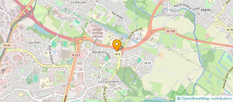 localisation de l'entreprise MONSIEUR CHRISTOPHE THUMERELLE  VILLENEUVE-D'ASCQ