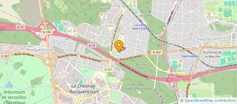 localisation de l'entreprise MONSIEUR CHRISTOPHE TILLIER  LA CELLE-SAINT-CLOUD