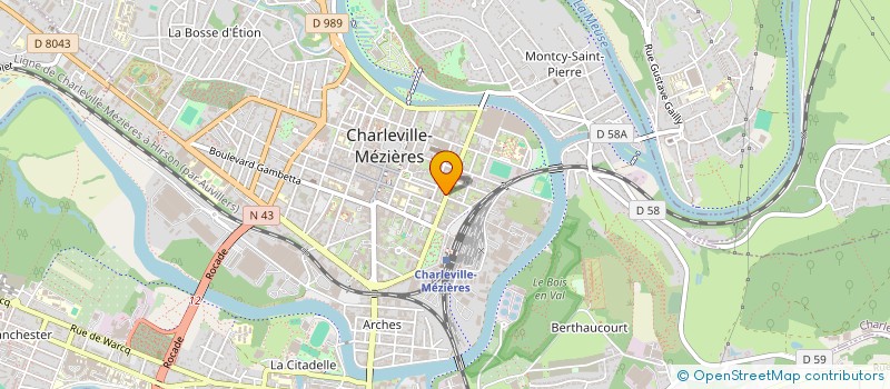 localisation de l'entreprise MONSIEUR CHRISTOPHE TILQUIN à CHARLEVILLE-MEZIERES