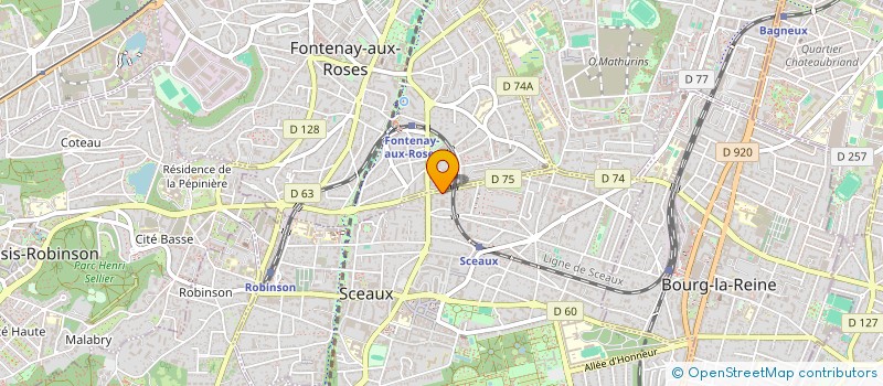 localisation de l'entreprise MONSIEUR CHRISTOPHE TIRABY à SCEAUX
