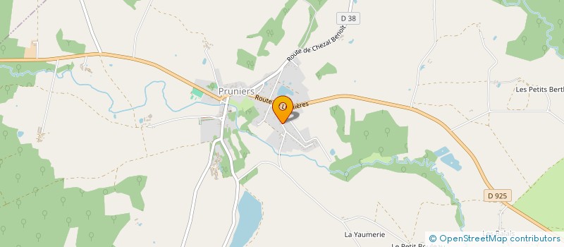 localisation de l'entreprise MONSIEUR CHRISTOPHE TIRLOREAU à PRUNIERS