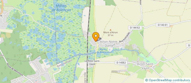 localisation de l'entreprise MONSIEUR CHRISTOPHE TISON  AIRON-NOTRE-DAME