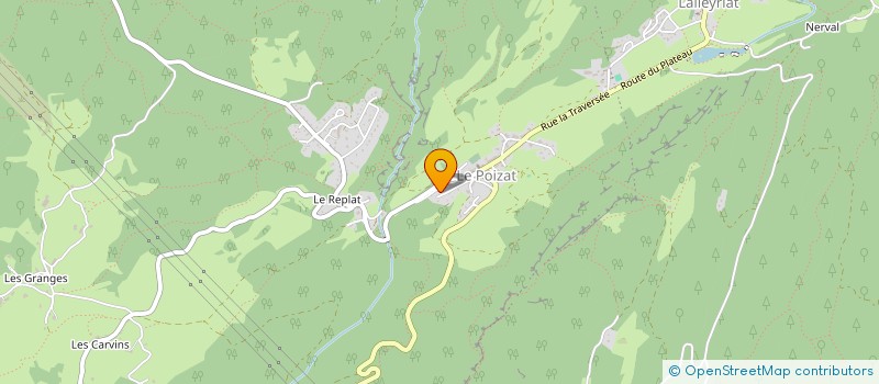 localisation de l'entreprise MONSIEUR CHRISTOPHE TISSERANT  LE POIZAT-LALLEYRIAT