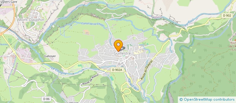 localisation de l'entreprise MONSIEUR CHRISTOPHE TONDA  GUILLESTRE