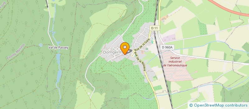 localisation de l'entreprise MONSIEUR CHRISTOPHE TONDEUR  DOMGERMAIN