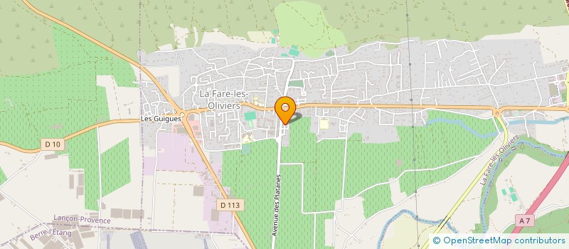 localisation de l'entreprise MONSIEUR CHRISTOPHE TONINI  LA FARE-LES-OLIVIERS