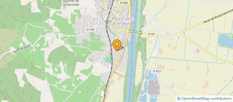 localisation de l'entreprise MONSIEUR CHRISTOPHE TORREGROSSA  BOURG-SAINT-ANDEOL