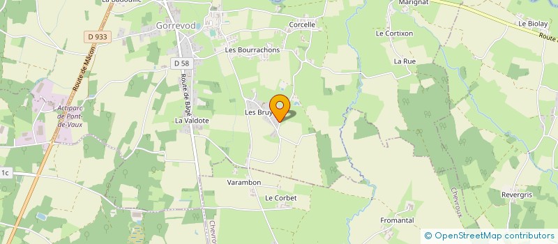 localisation de l'entreprise MONSIEUR CHRISTOPHE TORRES  GORREVOD