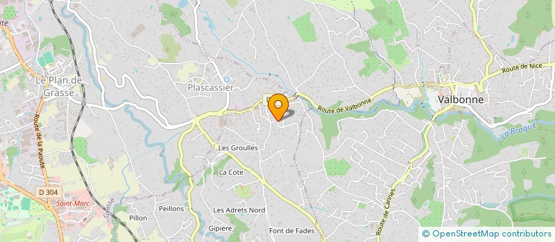 localisation de l'entreprise MONSIEUR CHRISTOPHE TOSELLO  MOUANS-SARTOUX