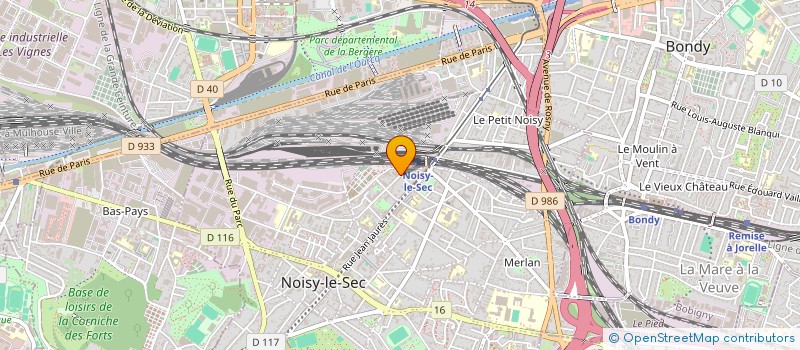 localisation de l'entreprise MONSIEUR CHRISTOPHE TOULOUZE à NOISY-LE-SEC