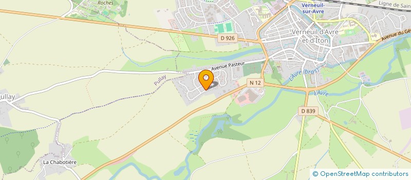 localisation de l'entreprise MONSIEUR CHRISTOPHE TOURAILLE  VERNEUIL D'AVRE ET D'ITON