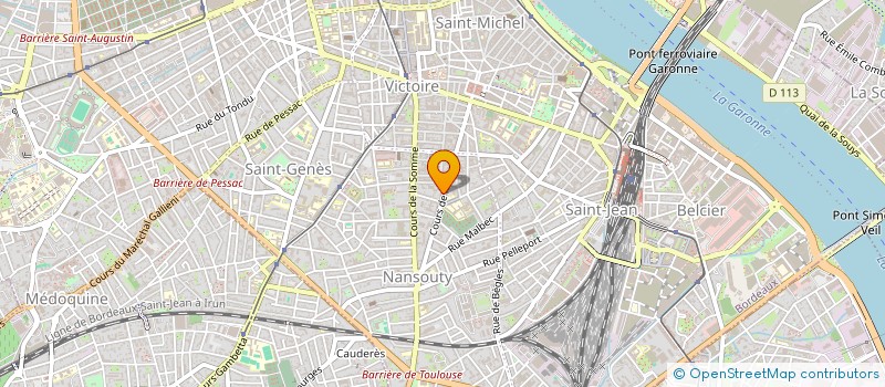 localisation de l'entreprise MONSIEUR CHRISTOPHE TOURNIER  BORDEAUX