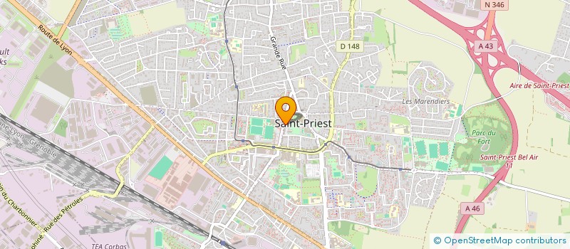 localisation de l'entreprise MONSIEUR CHRISTOPHE TOURNIER  SAINT-PRIEST