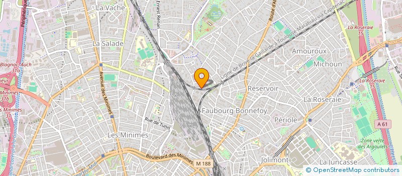 localisation de l'entreprise MONSIEUR CHRISTOPHE TOURON à TOULOUSE