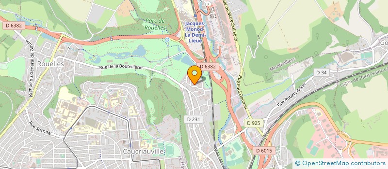 localisation de l'entreprise MONSIEUR CHRISTOPHE TOUZEIL  HARFLEUR